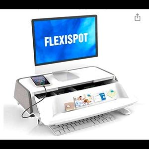 Computer stand with storage